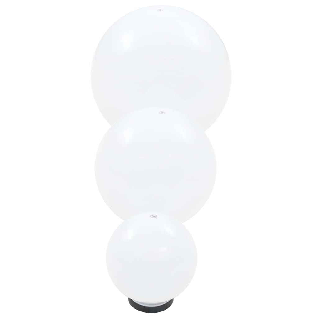 LED lempų rink., rut. form., 2d., sferiniai, 20/30/40cm, PMMA