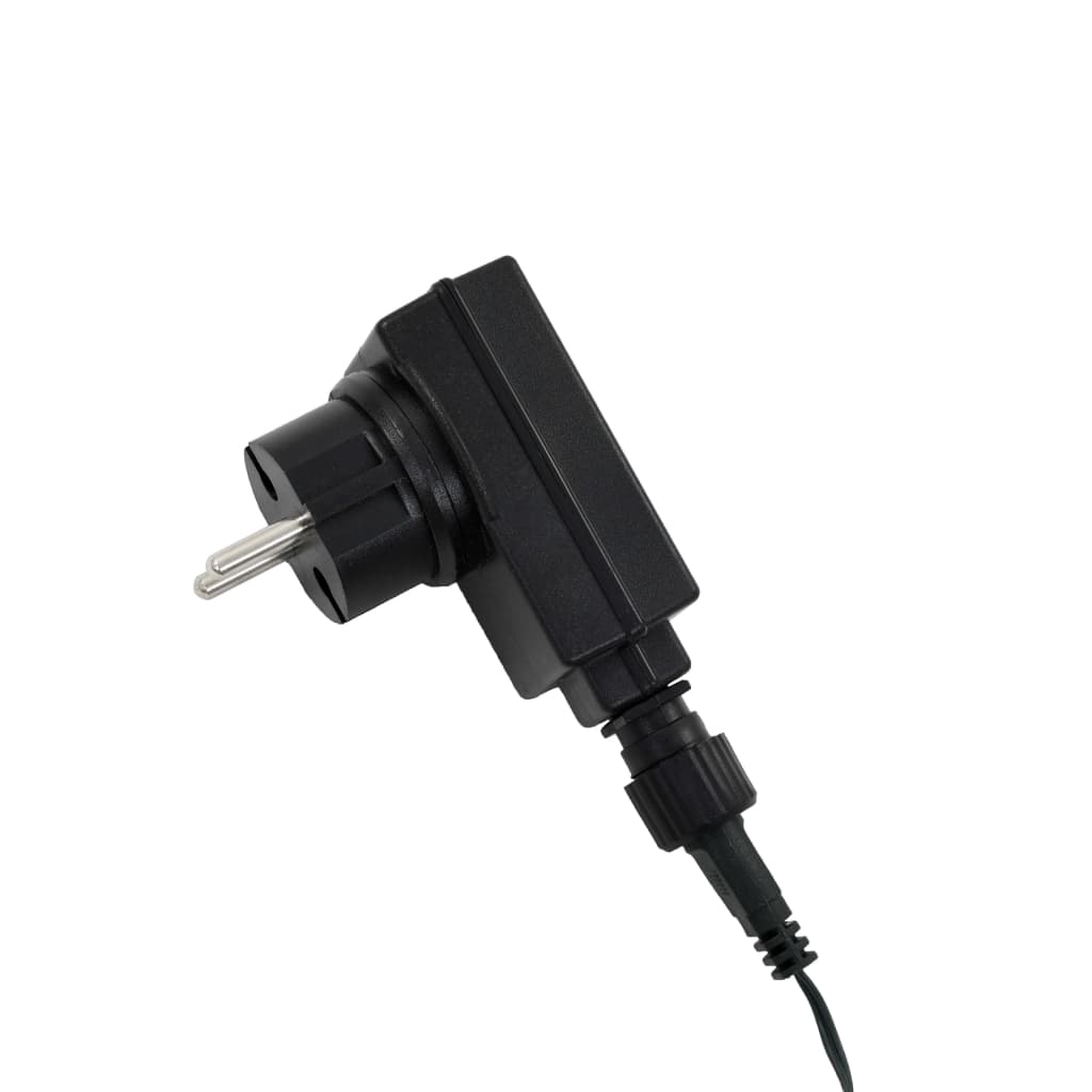 vidaXL Girlianda, 600 LED, vid./lauk., IP44, 60m, šalta balta sp. 