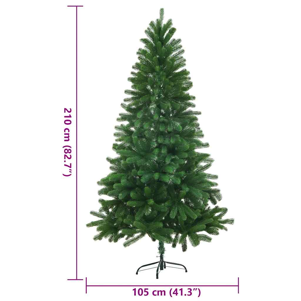 Dirbtinė Kalėdų eglutė, žalia, 210cm, tikroviški spygliai