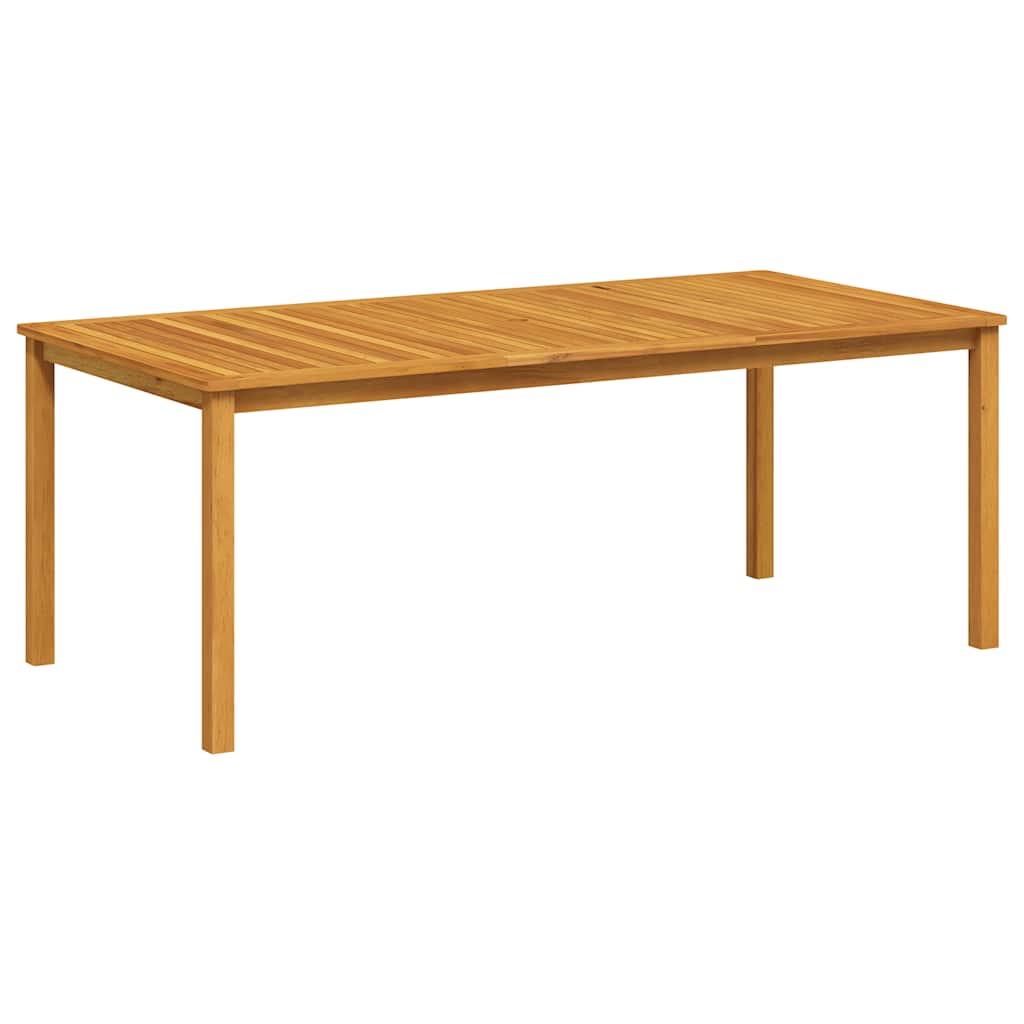 Sodo stalas, 140x80x74cm, akacijos medienos masyvas