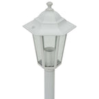 Sodo šviestuvai, 6vnt., E27, 110cm, aliuminis, balti