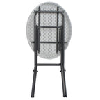 Sulankstomas baro stalas, baltas, 80x110cm, HDPE