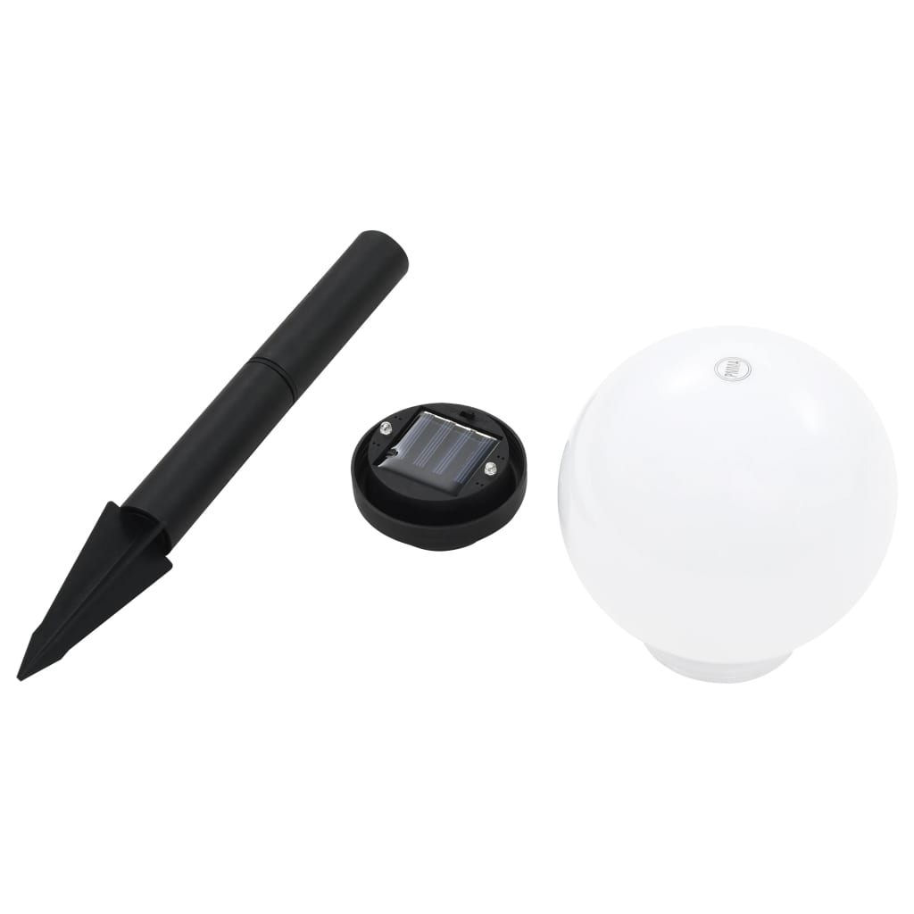 vidaXL Saulės energija įkraunami LED lauko šviestuvai, 4vnt., 15cm