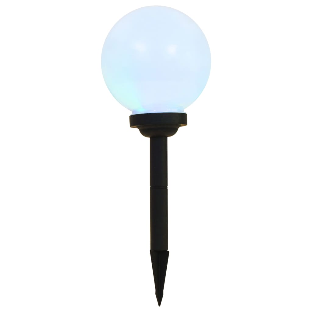 Saulės energija įkraunami lauko LED šviestuvai, 3vnt., 20cm