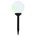 Saulės energija įkraunami lauko LED šviestuvai, 3vnt., 20cm