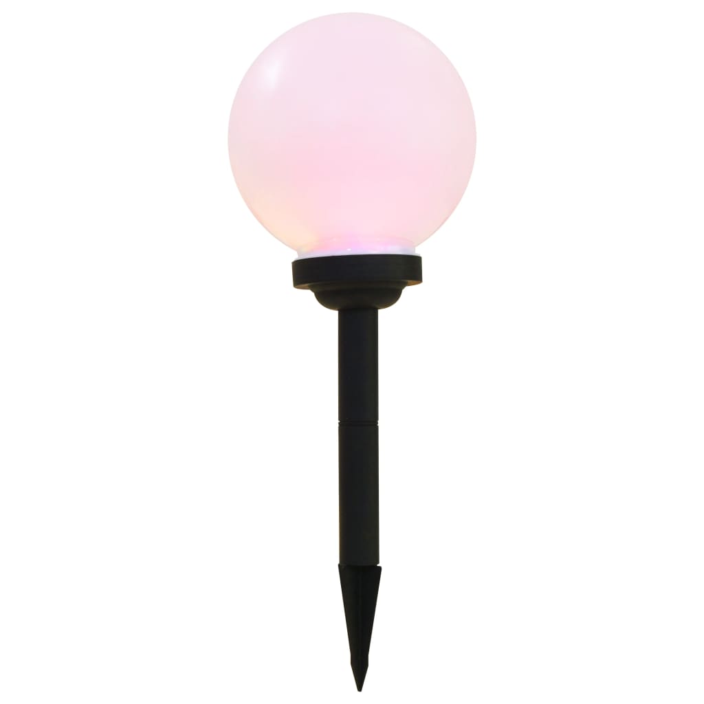 Saulės energija įkraunami lauko LED šviestuvai, 3vnt., 20cm