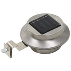 Saulės energija įkraunami lauko LED šviestuvai, 6vnt., 12cm