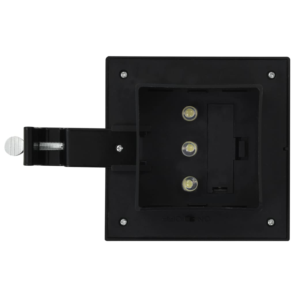 Saulės energija įkraunami lauko LED šviestuvai, 6vnt., 12cm