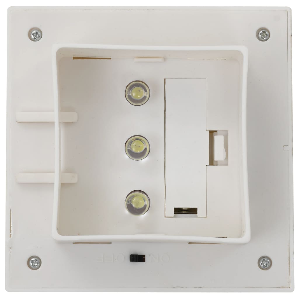 Saulės energija įkraunami lauko LED šviestuvai, 6vnt., 12cm