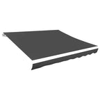 Markizės uždangalas, antracito spalvos, 3,5x2,5m