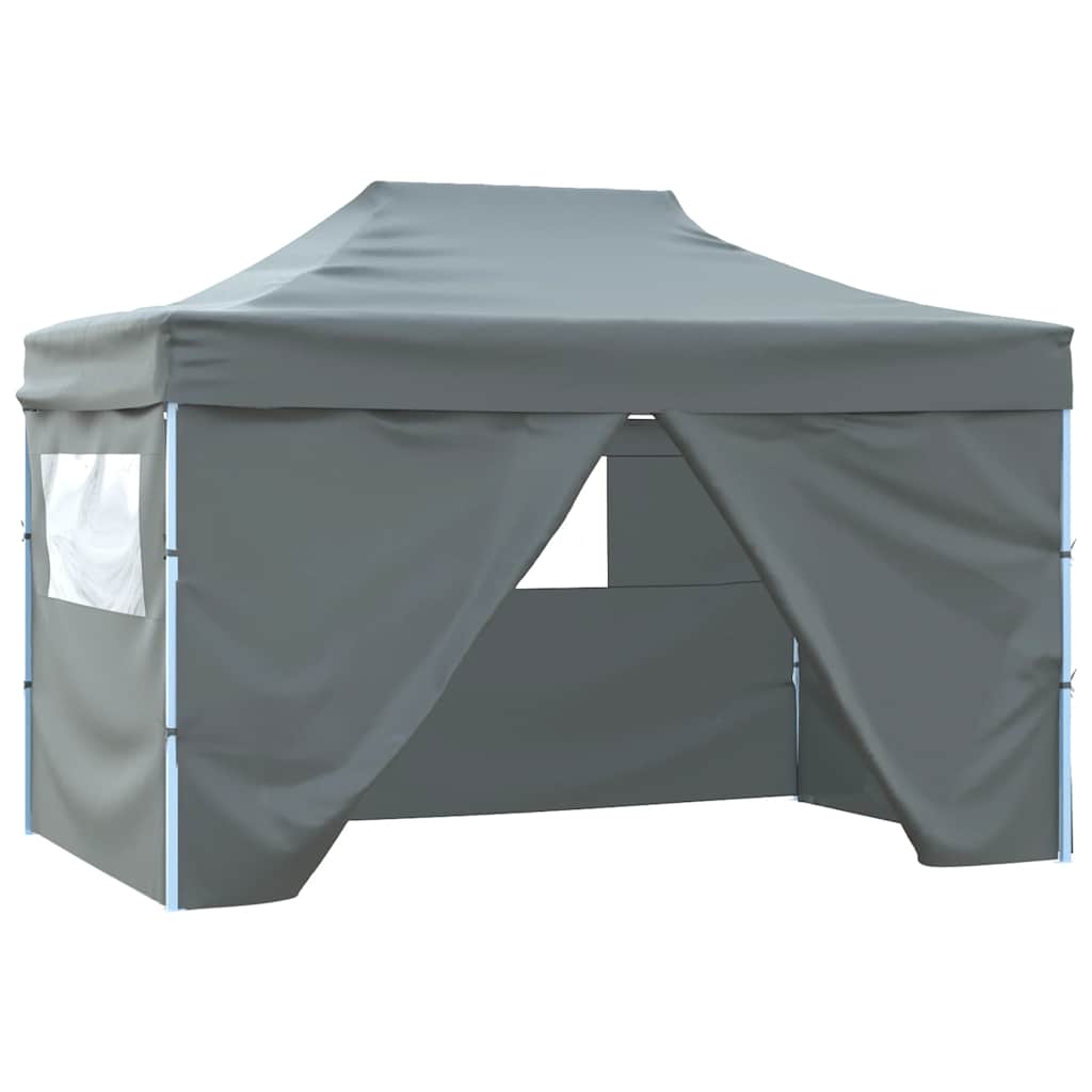 Pavėsinė, antracito spalvos, 2,98x5,3x2,59m, 160g/m²