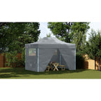 Pavėsinė, antracito spalvos, 2,98x5,3x2,59m, 160g/m²