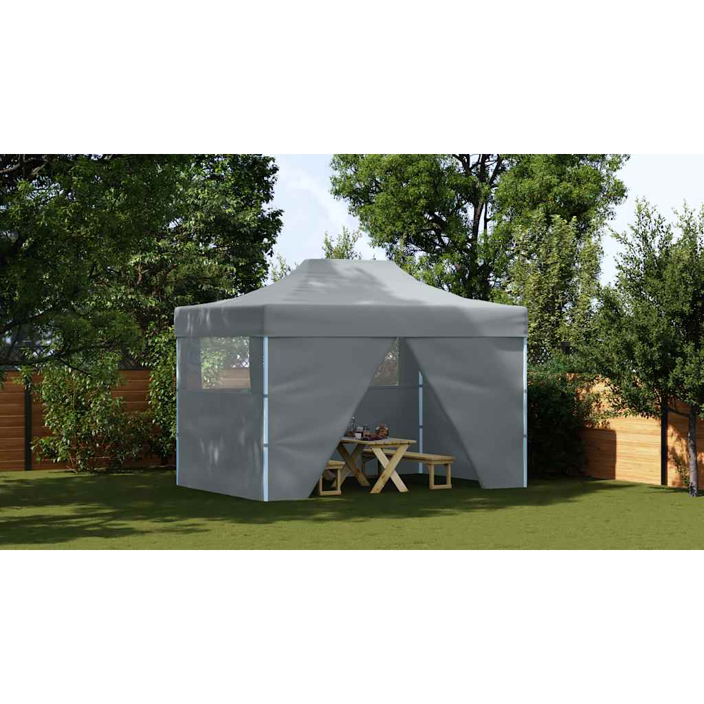 Pavėsinė, antracito spalvos, 2,98x5,3x2,59m, 160g/m²