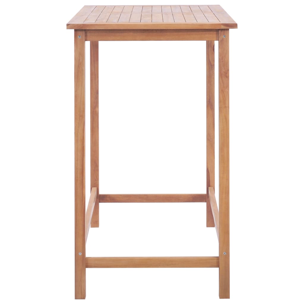 Sodo baro stalas, 120x65x110cm, tikmedžio medienos masyvas