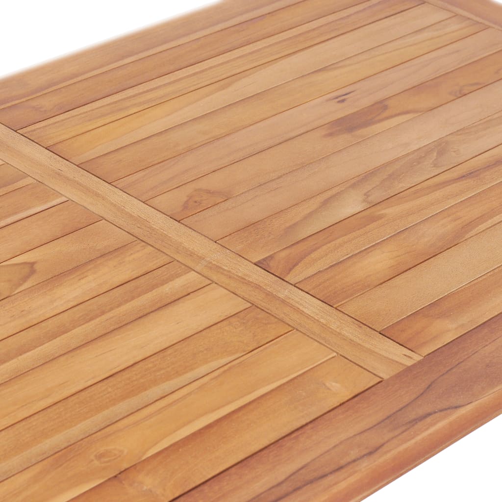 Sodo baro stalas, 120x65x110cm, tikmedžio medienos masyvas