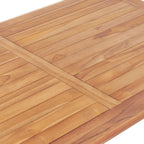 Sodo baro stalas, 120x65x110cm, tikmedžio medienos masyvas