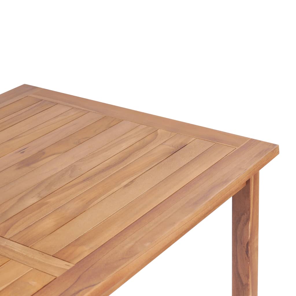 Sodo baro stalas, 120x65x110cm, tikmedžio medienos masyvas