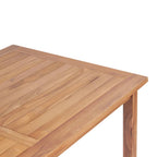 Sodo baro stalas, 120x65x110cm, tikmedžio medienos masyvas