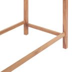 Sodo baro stalas, 120x65x110cm, tikmedžio medienos masyvas
