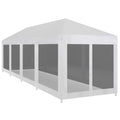 Proginė palapinė su 10 tinklinių šoninių sienelių, 12x3m