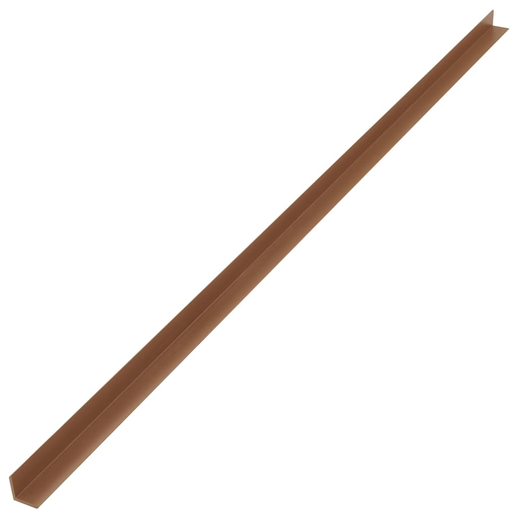 Kampiniai grindų dangos apvadai, 5vnt., tikmedžio, 170cm, WPC