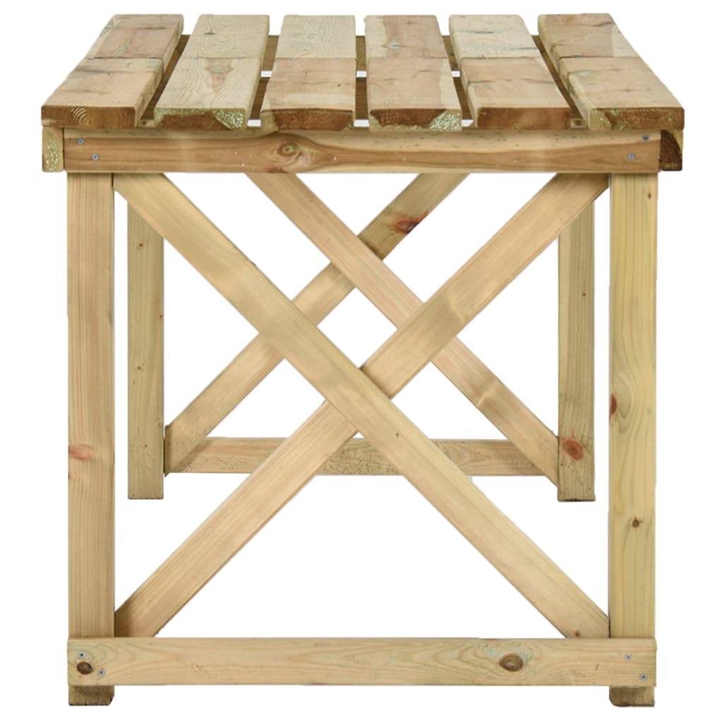 Sodo stalas, 160x79x75cm, mediena