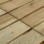 Sodo stalas, 160x79x75cm, mediena