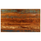 Kavos stal. su lentyna, 100x60x35cm, perdirbtos medienos masyv.