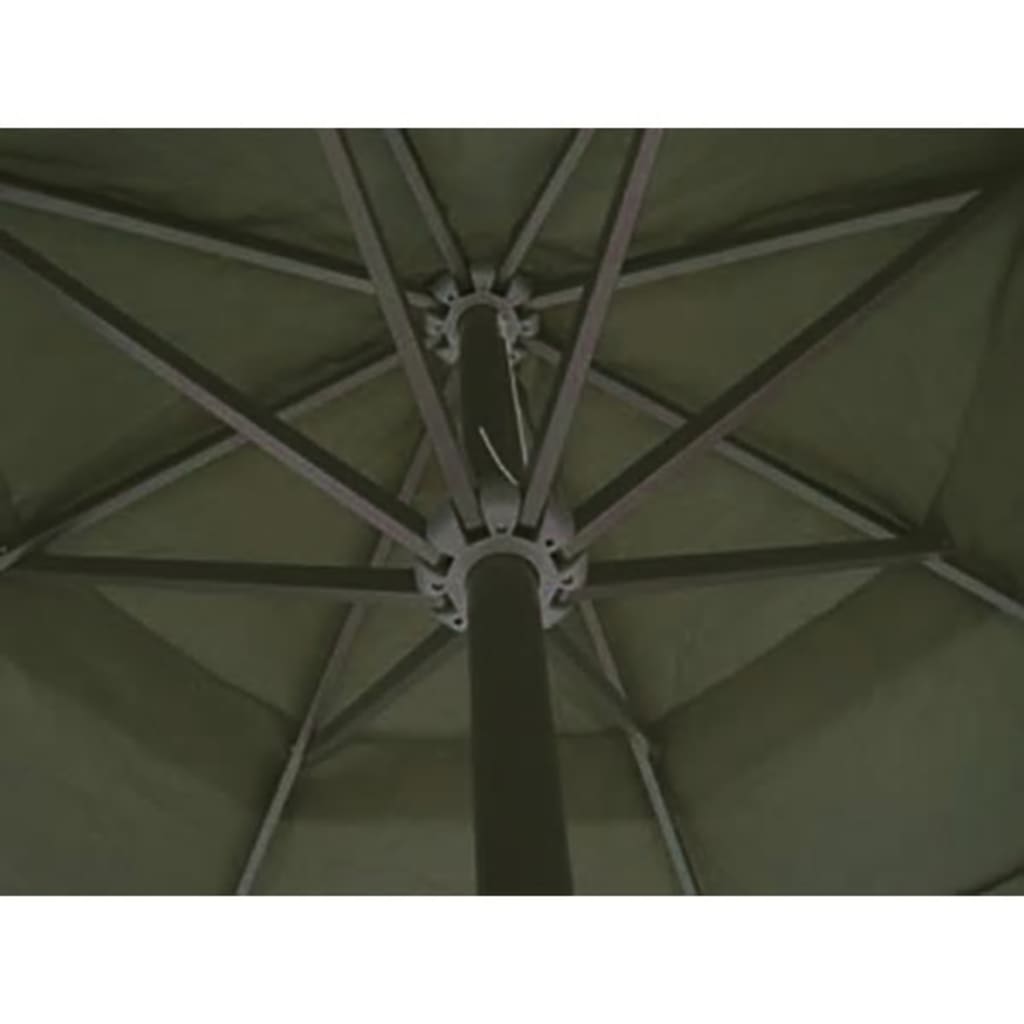 Skėtis nuo saulės, žalios spalvos, 500cm, aliuminis