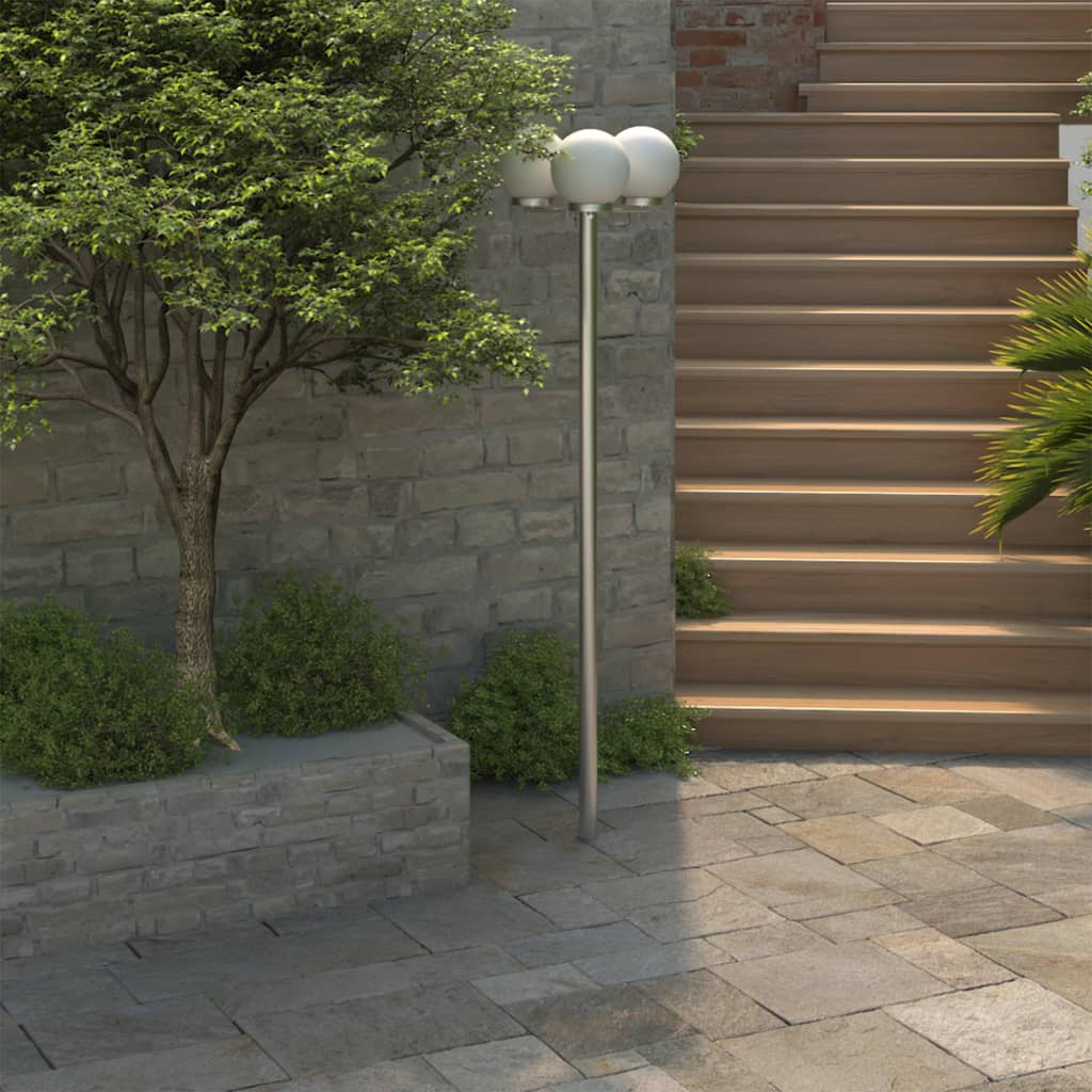 vidaXL Sodo šviestuvas, 3 lempos, 220cm