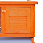 Lauko narvelis triušiams,  1 aukšto, mediena