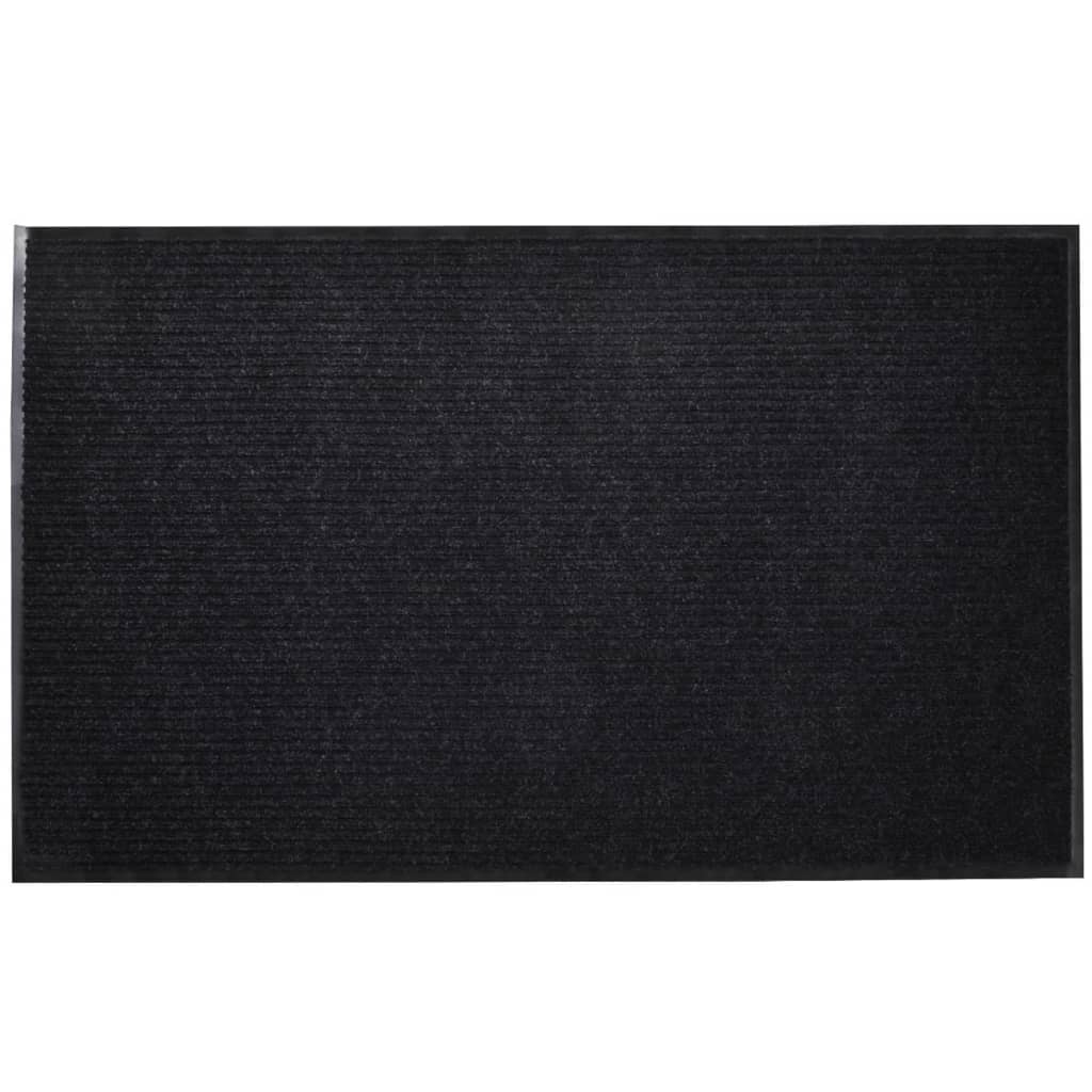 Durų kilimėlis, juodos spalvos, 120 x 180 cm, PVC
