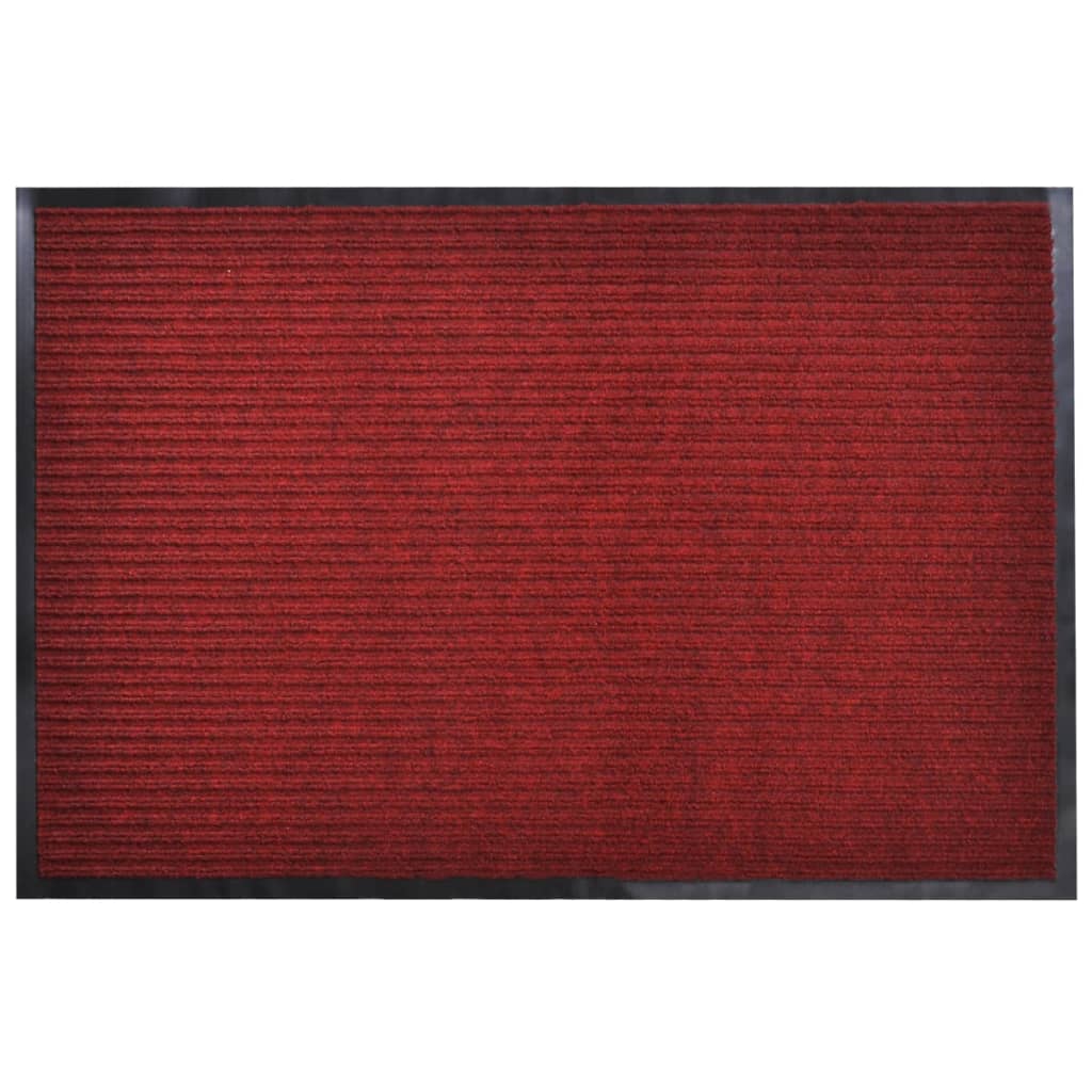 Durų kilimėlis, raudonos spalvos, 90 x 120 cm, PVC