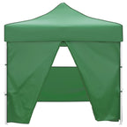 Sulankstomas paviljonas, žalias, 3 x 3 m, 4 sienelės