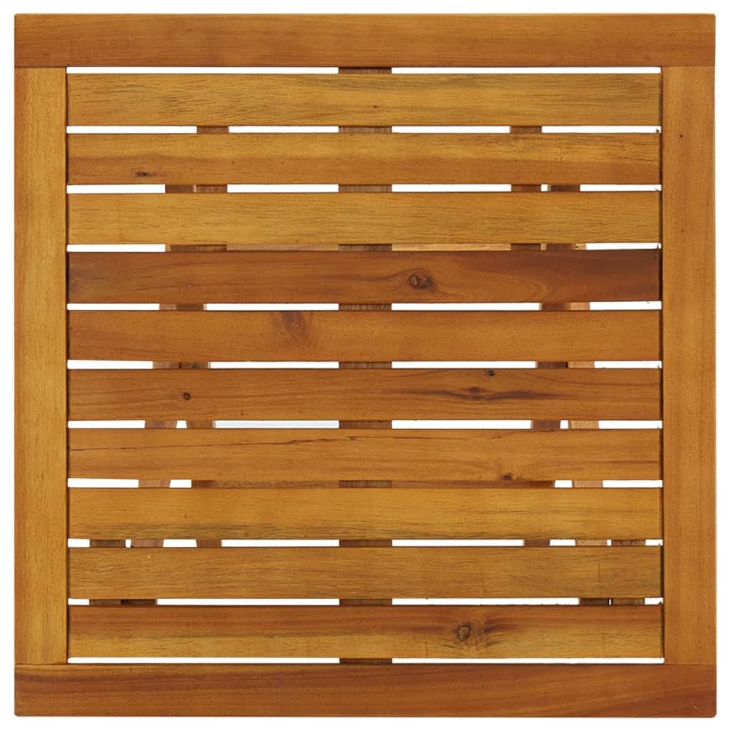 Baro stalas, 46x46x47cm, akacijos medienos masyvas