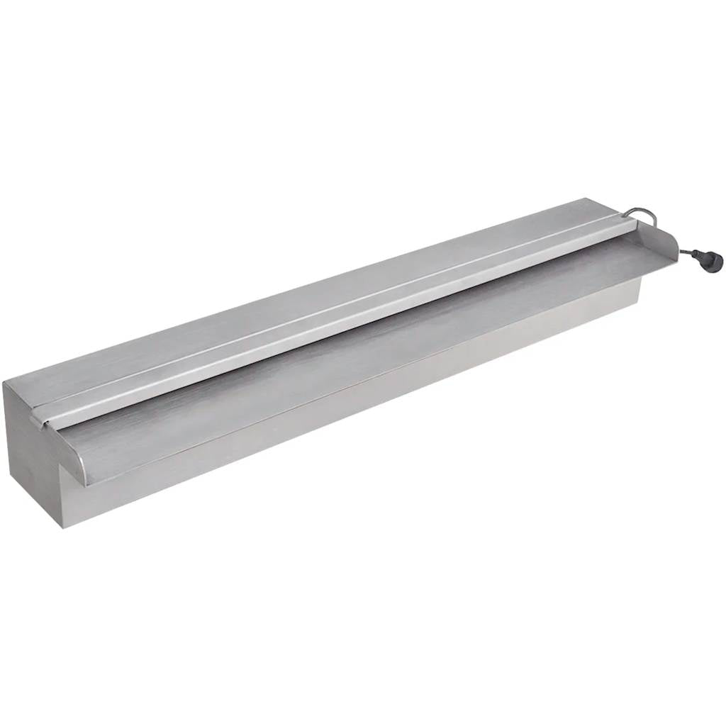 Baseino fontanas, 30cm, stačiakampio formos, nerūdijantis plienas, 45cm