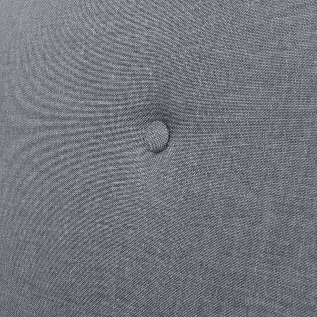 Dvivietė sofa, šviesiai pilkos spalvos, audinys