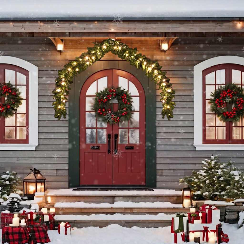 vidaXL Kalėdinė girlianda su LED lemputėmis, 10m