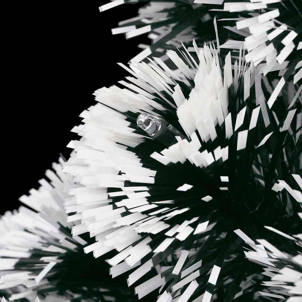 vidaXL Apšviesta Kalėdų eglutė su stovu ir LED, 150cm, optinis pluoštas