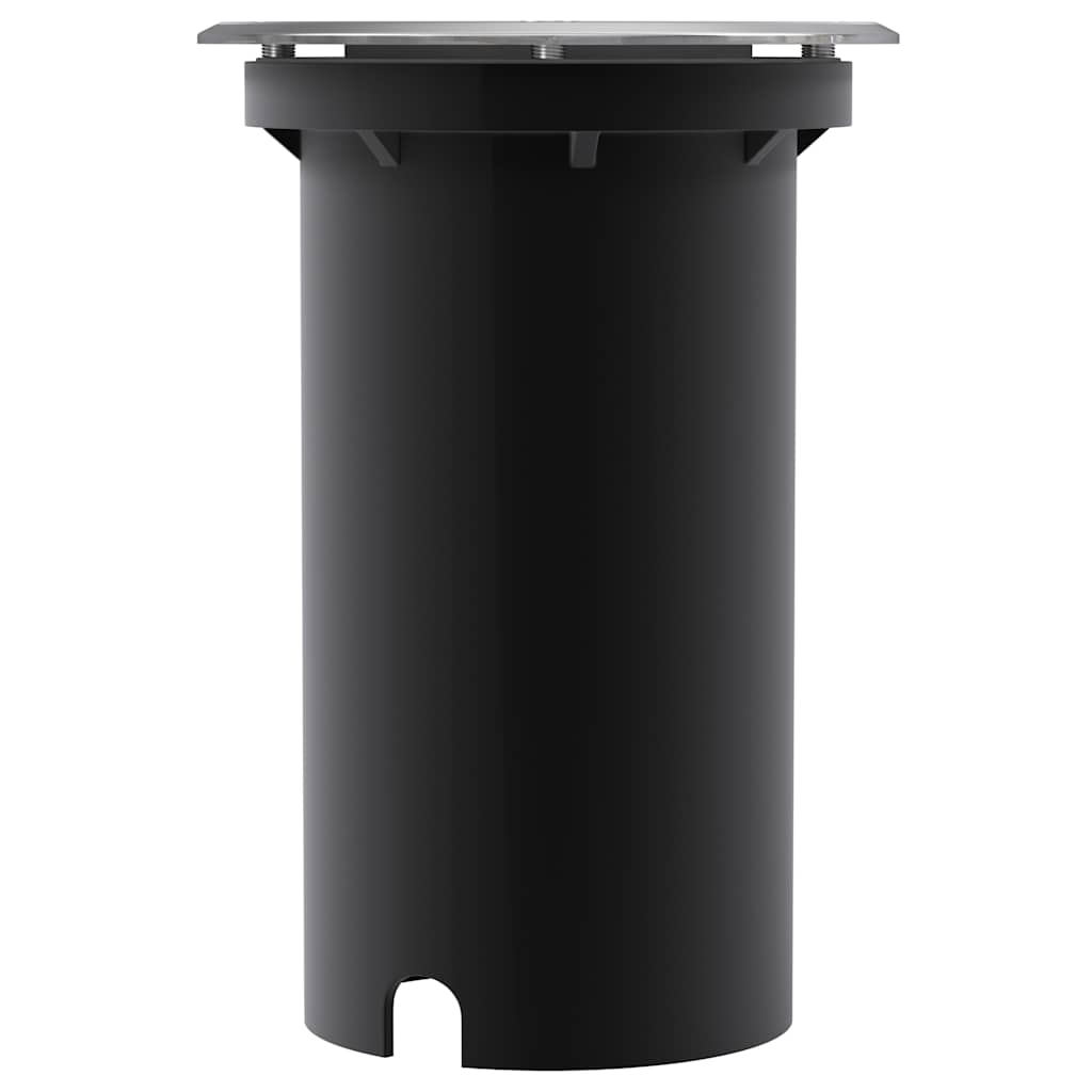 vidaXL Lauko LED šviestuvai grindiniui, 3 vnt., apvalūs