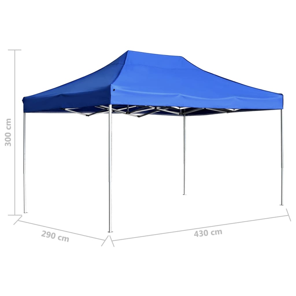 Pavėsinė, antracito spalvos, 3x4x2,65m, 180 g/m²