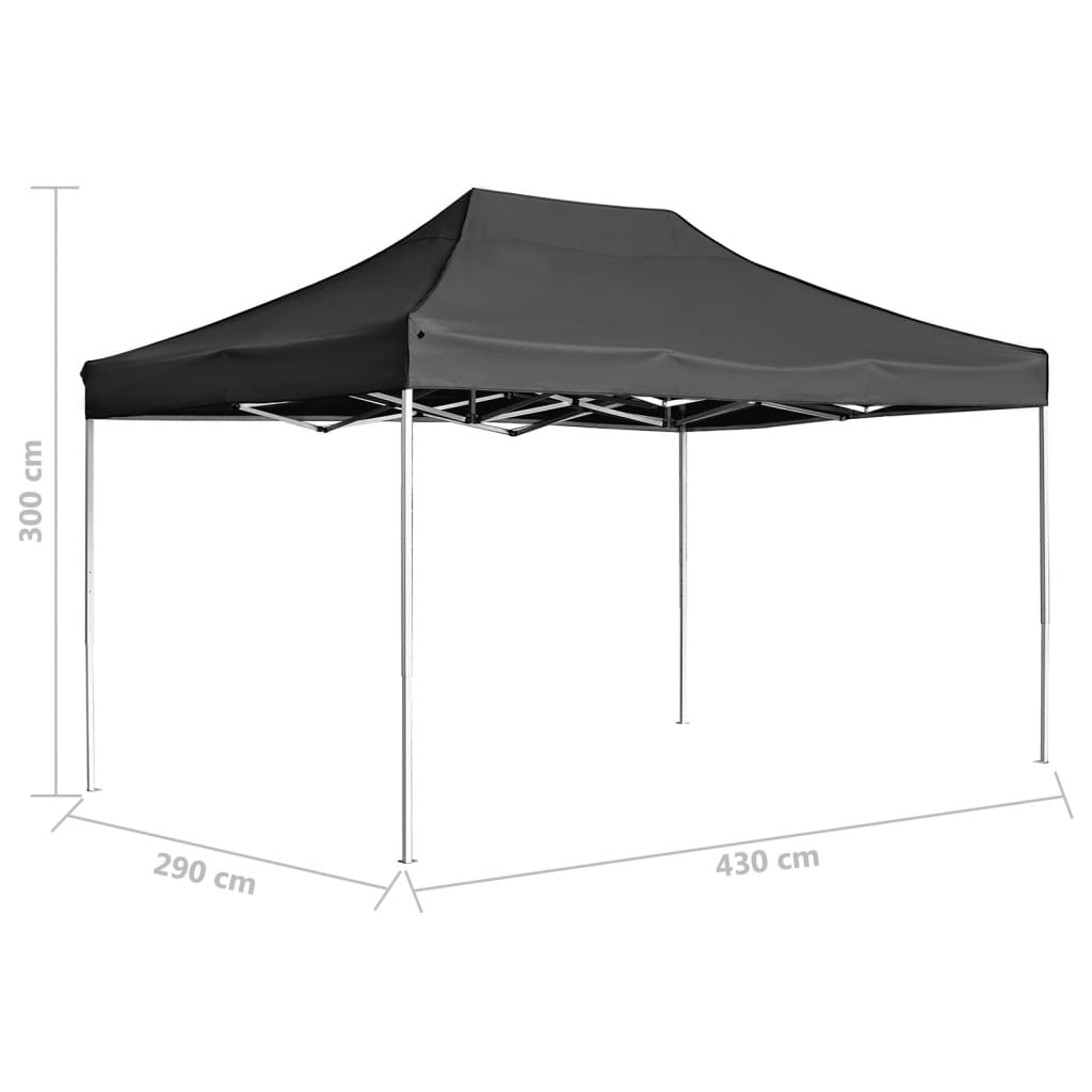 Pavėsinė, taupe spalvos, 3x4x2,6m, 160g/m²