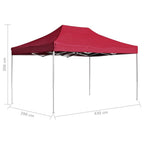 Pavėsinė, kreminės spalvos, 3x3x2,65m, 180 g/m²