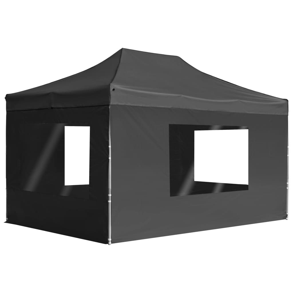 Išskleidžiama proginė palapinė, antracito, 2x2m, aliuminis
