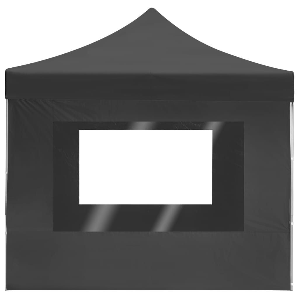 Išskleidžiama proginė palapinė, antracito, 2x2m, aliuminis