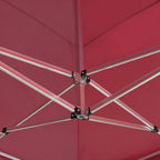 Sodo pavėsinė su šonine užuolaida, antracito spalvos, 3x3x2,25m