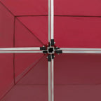 Sodo pavėsinė su šonine užuolaida, antracito spalvos, 3x3x2,25m