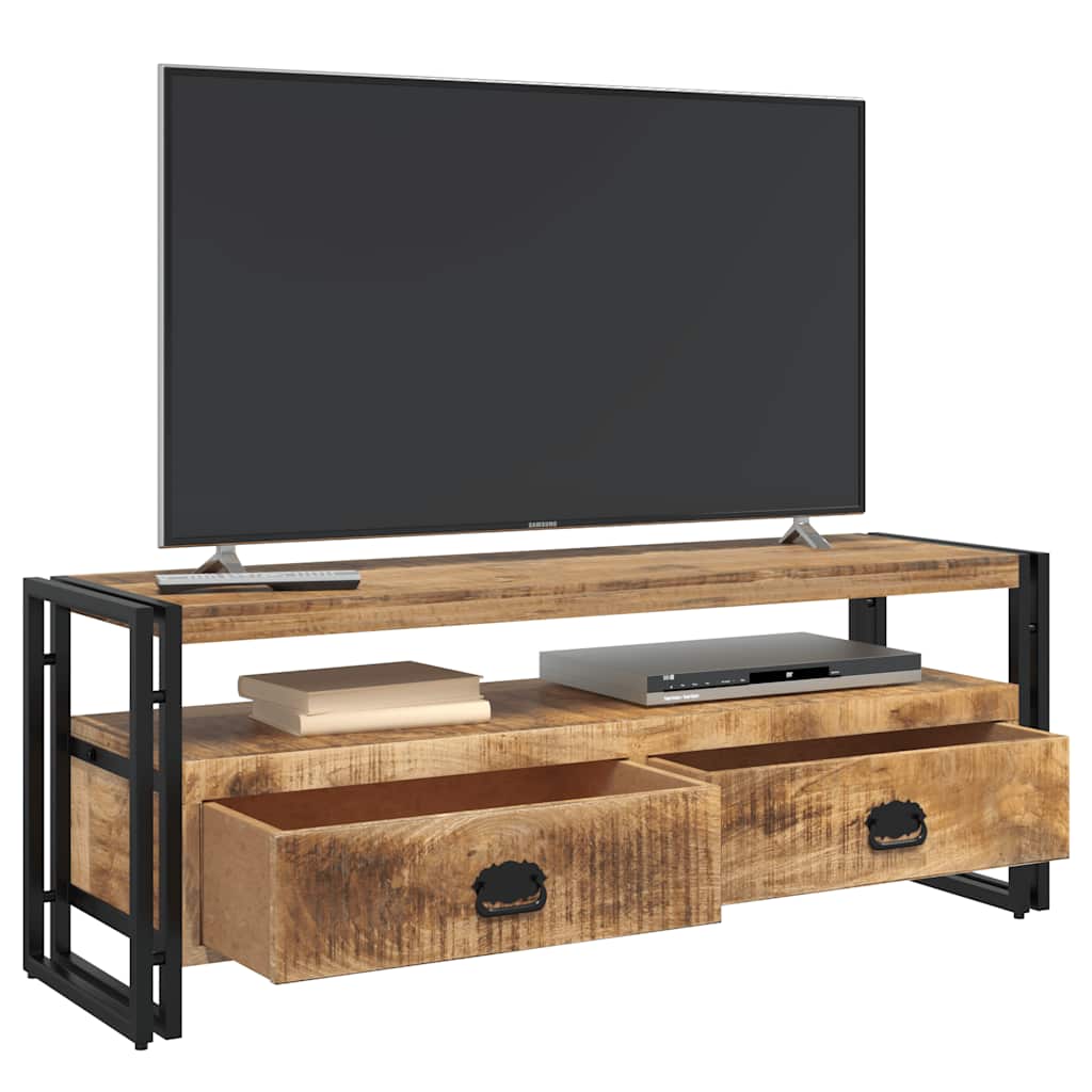 TV spintelė, 120x35x45cm, mango medienos masyvas