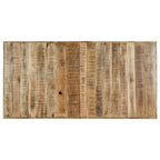 Valgomojo stalas, 140x70x75cm, neapdorotas mango med. masyvas