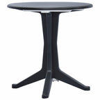 Sodo stalas, antracito spalvos, 70cm, plastikas